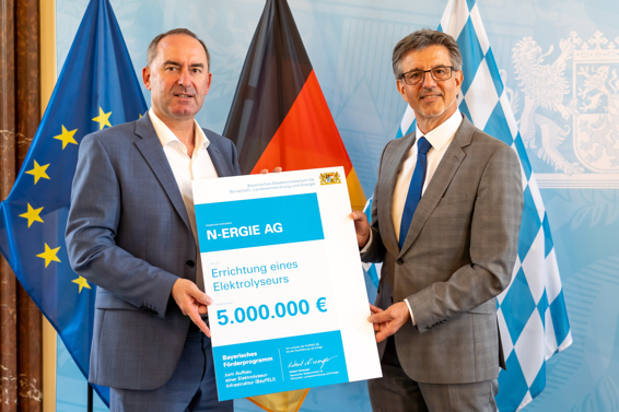 Freistaat fördert mit jeweils 5 Millionen Euro drei mittelfränkische Wasserstoff Projekte